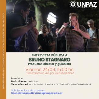 Entrevista pública con Bruno Stagnaro