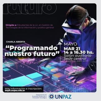 Charla abierta “Programando Nuestro Futuro” 